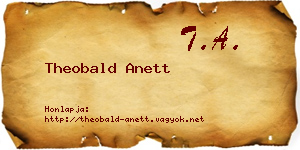 Theobald Anett névjegykártya